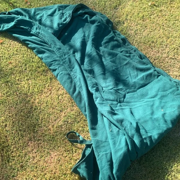 XL Horse Fleece Green Sheet Blanket - Picture 6 of 6